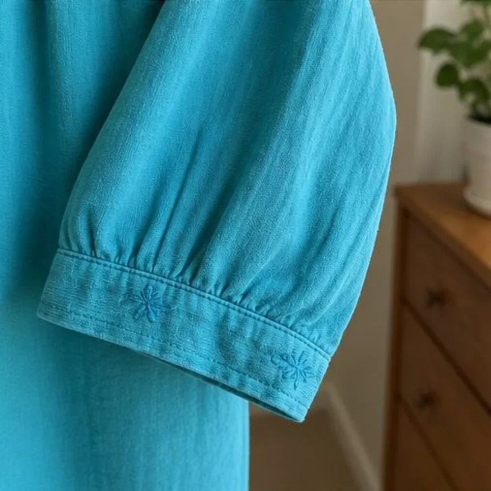 Charcoal Smocked Top